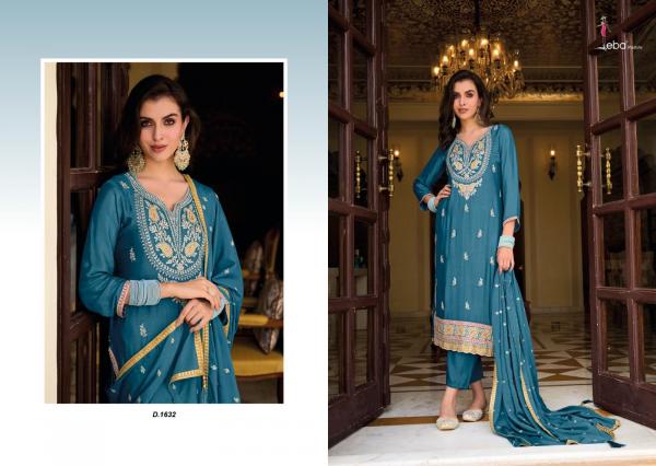 Eba Ayat Heavy Chinnon Embroidered Salwar Suit Collection